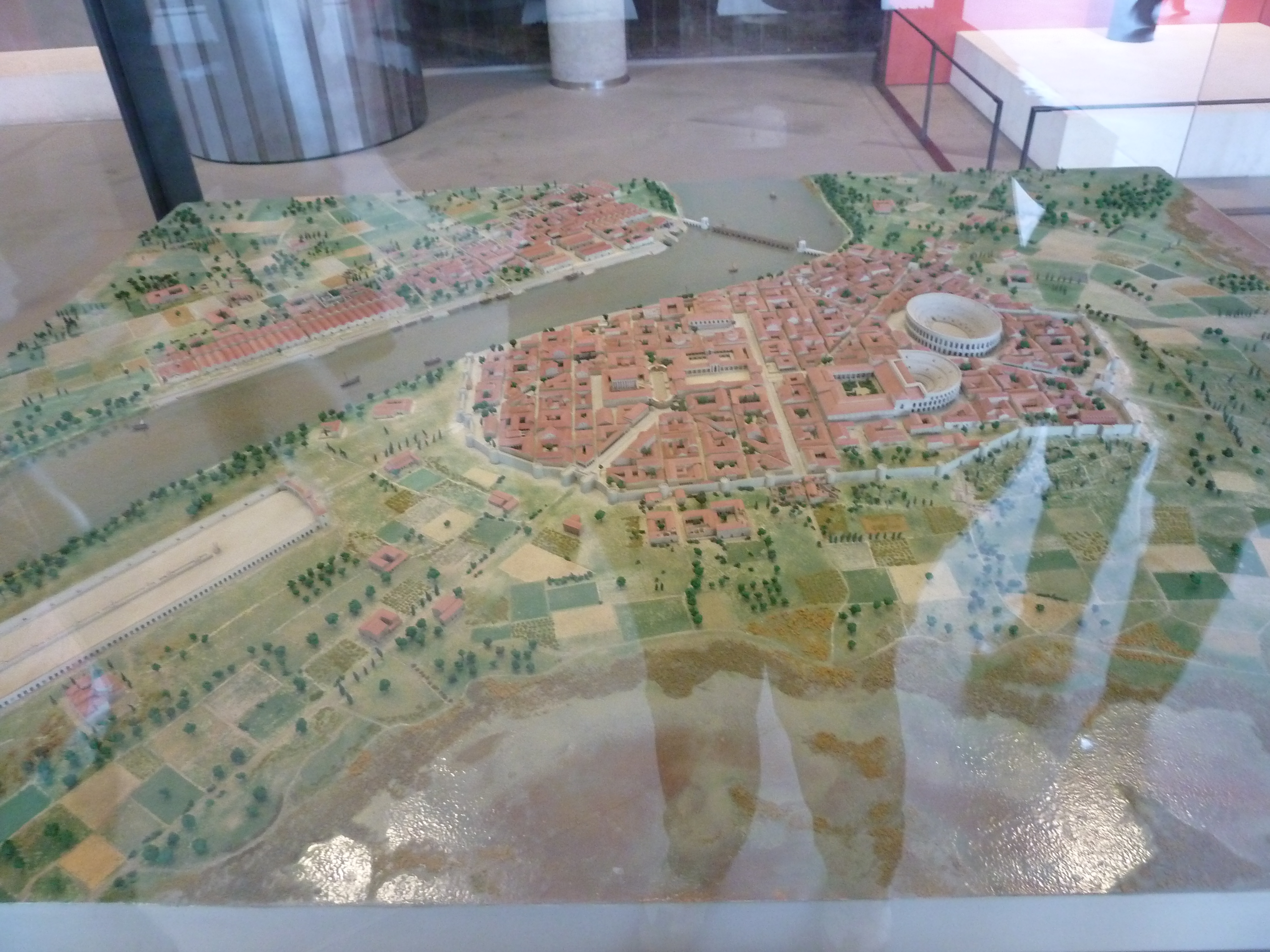 Plan d'Arles au 4ème siècle.