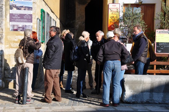 Arrivée à Saint Montan.