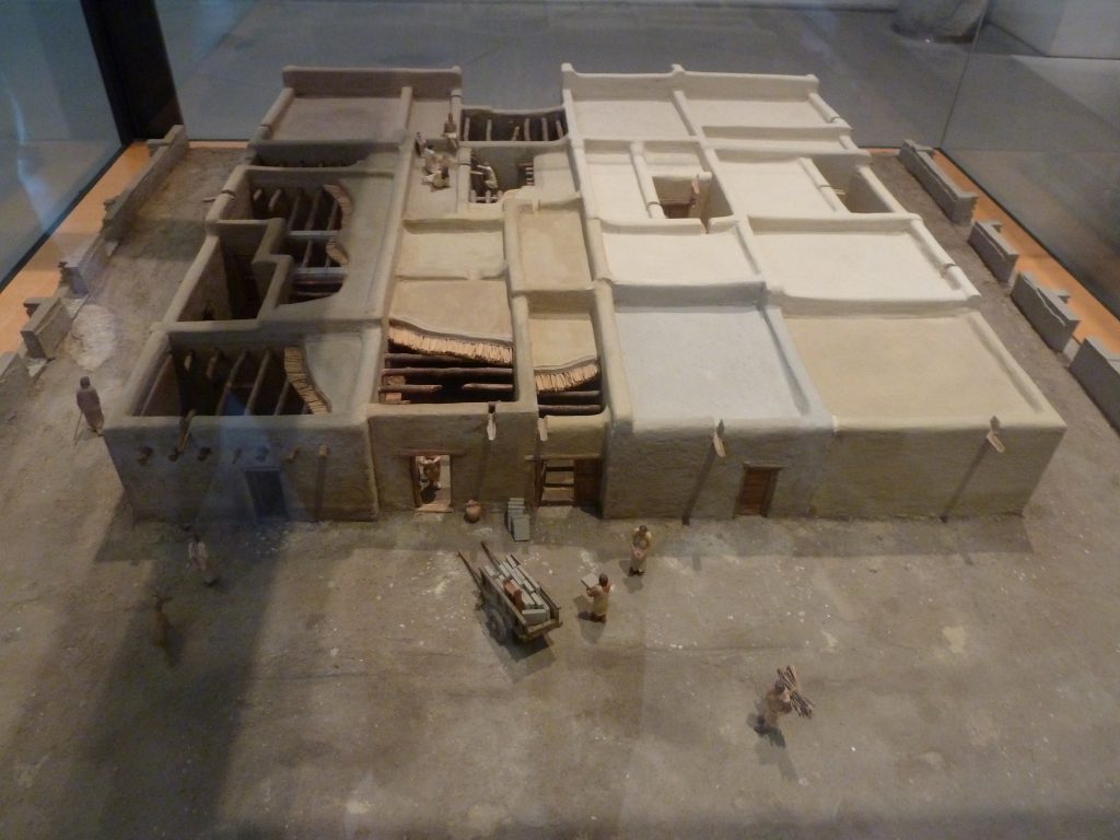 Quartier protohistorique du jardin d'hiver au 2ème siècle.