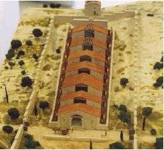 Maquette de la meunerie de BARBEGAL