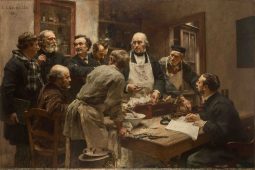 La leçon de Claude Bernard, Tableau de Léon Lhermitte (1889) : une grande page de la médecine moderne