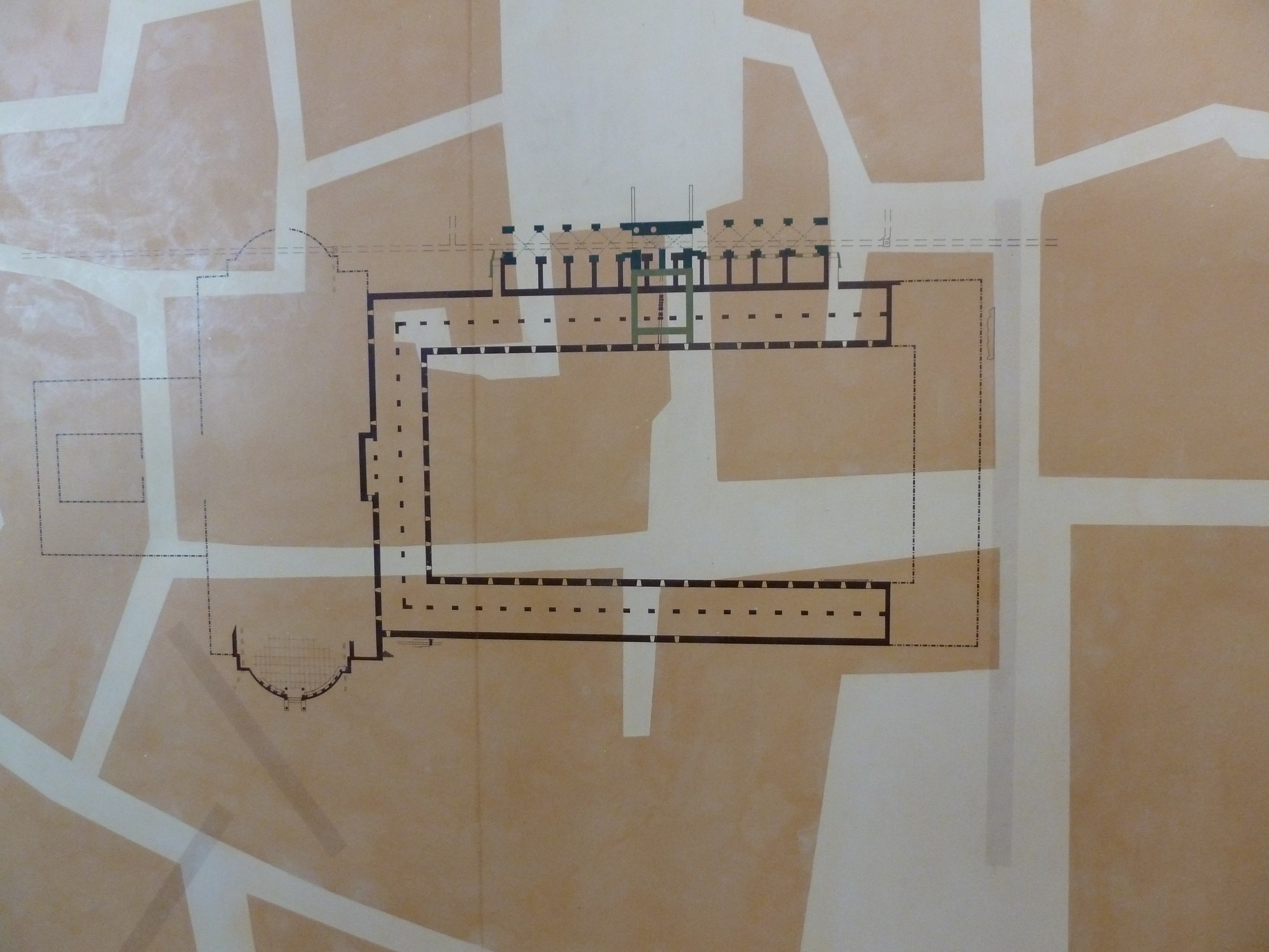 Plan du centre monumental de la Colonne